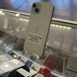 iPhone 15 Plus 128gb Unlocked 100% Battery Health 