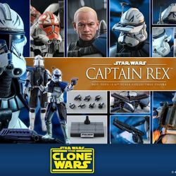 Hot Toys TMS018 Captain Rex Star Wars The Clone Wars 1/6 Figure