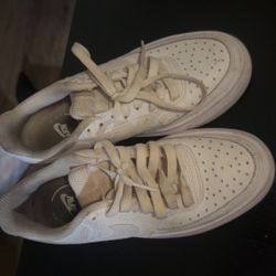 Women’s White Nikes 5  $30