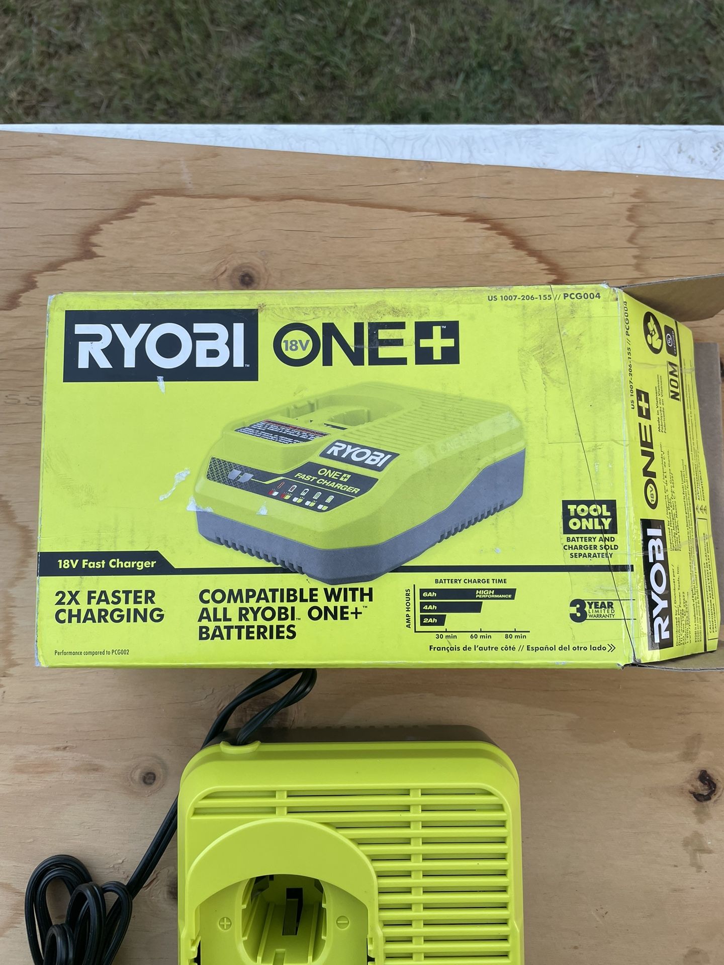 Ryobi New 18v Fast Charger