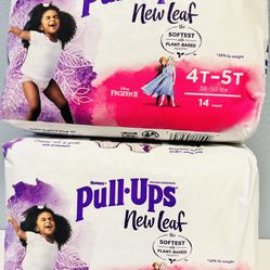 2 packs Pull Ups 4T-5T girls (14 ct each)