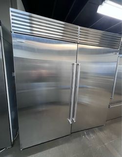 SUB-ZERO 72” BUILT-IN REFRIGERATOR & FREEZER SET – $8,000