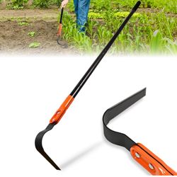 L Shaped Grass Hoe Multifunctional Garden Hoe Tool