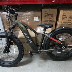  Aventon - Aventure Step-Over Ebike w/ 45 mile Max Operating Range and 28 MPH Max Speed - Medium - Camouflage Green #518