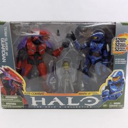 Halo 3 Collection McFarlane Toys Elite Combat Mark VI Spartan Action Figure Set