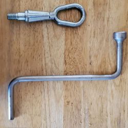 OEM BMW HEYCO 17mm Lug Wrench Tire Iron Tow loop E12 E30 E34 E36 E38 E39 E60 E90 Z3 E46