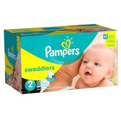 Pampers swaddlers size 2 92 counts brand new in a box