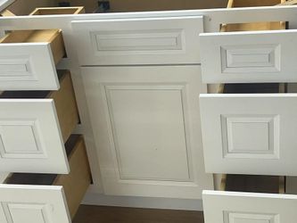 54 inch vanity cabinet without countertopand 6 drawers