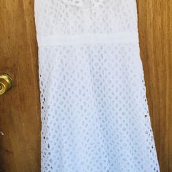J Crew Dress (white)