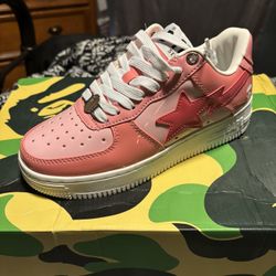 PINK BAPE SHOES 