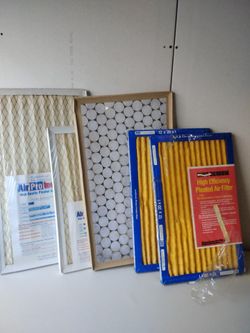 5 New Air Filters