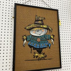 MCM Retro Scarecrow Art