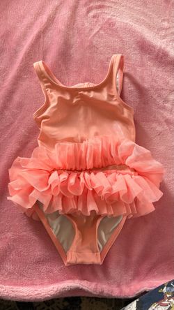 Toddler coral bathing suit