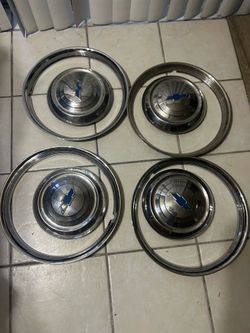 1951 Chevy hubcaps