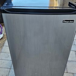 Mini Magic Refrigerator 3.5 Cubic. Stainless Steel-Pre-Owned