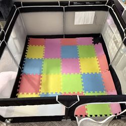 Baby Playpen With Mat 