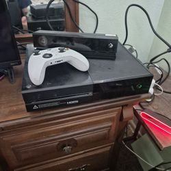 Xbox 1 With Controller, Camera, And Games