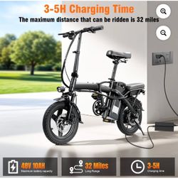 Foldable electric bike, 28 mph