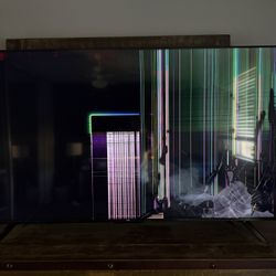 65 Inch TV Broken Screen 