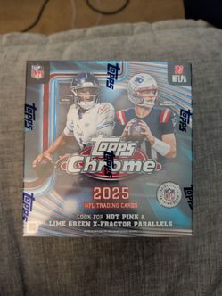 Sealed TOPPS CHROME Mega NFL 2025