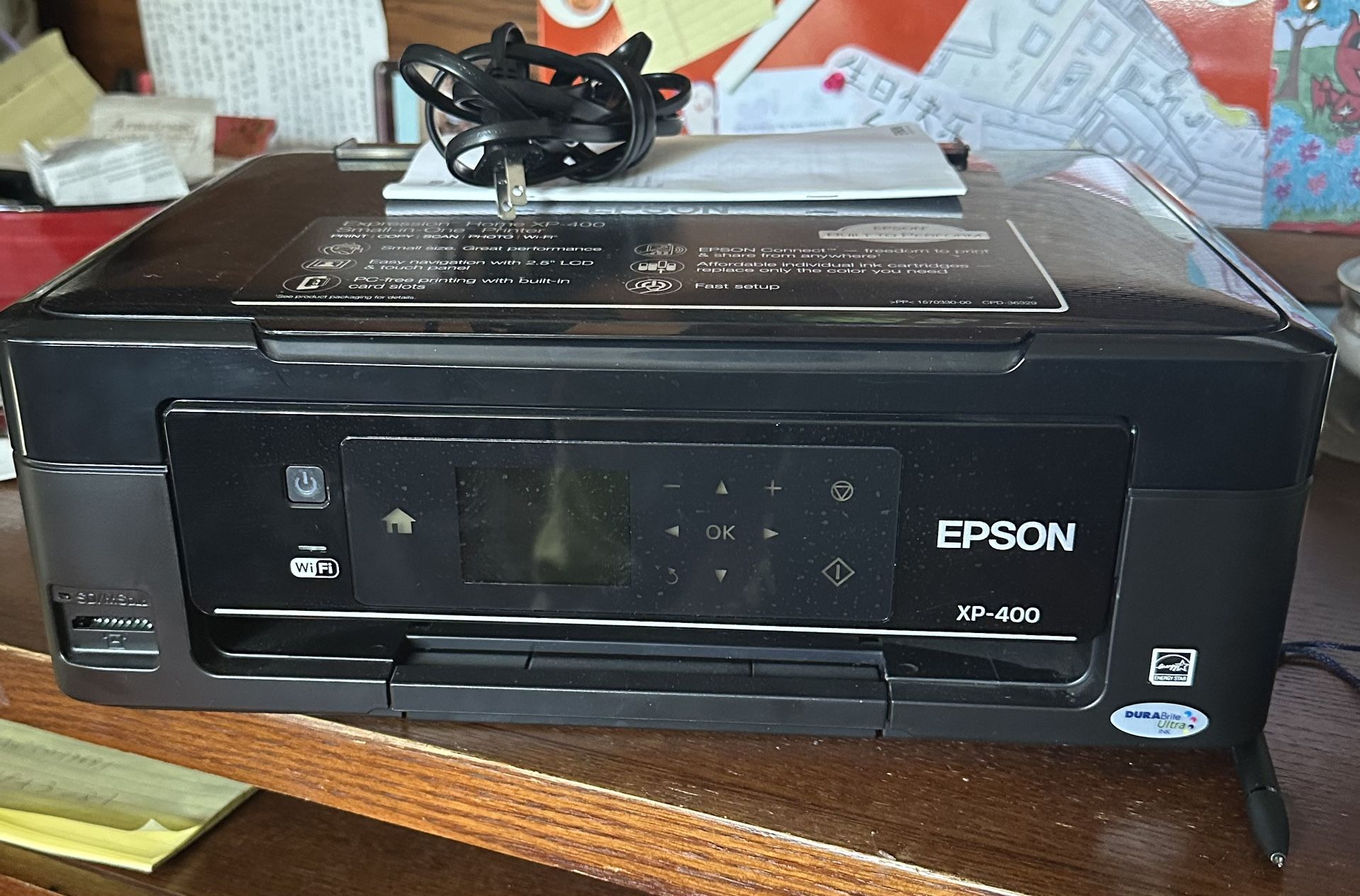 Epson Home XP-400 All-In-One Inkjet Printer