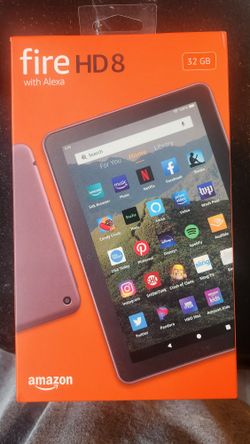 Brand New Amazon Fire HD8  Tablet With Alexa  - 32 GB