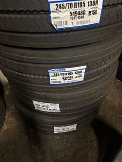 245-70-19.5 TOYO M156 ALL POSITION TIRES (4) NEW TIRES GOOD DEAL