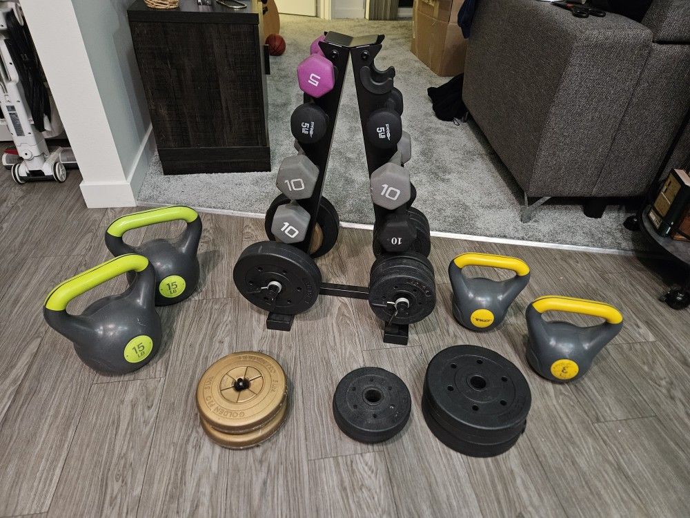 Weight Sets With Stand