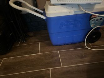 Blue cooler