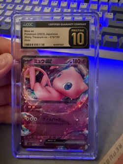 Mew ex CGC Pristine 10 Japanese Holo Pokemon Card