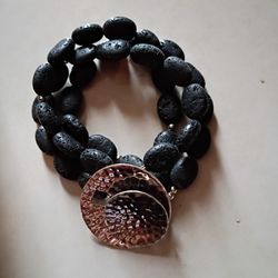 Silpada Lava & Sterling Silver Bracelet