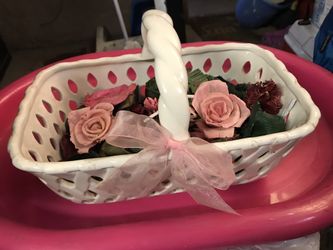 Ceramic basket