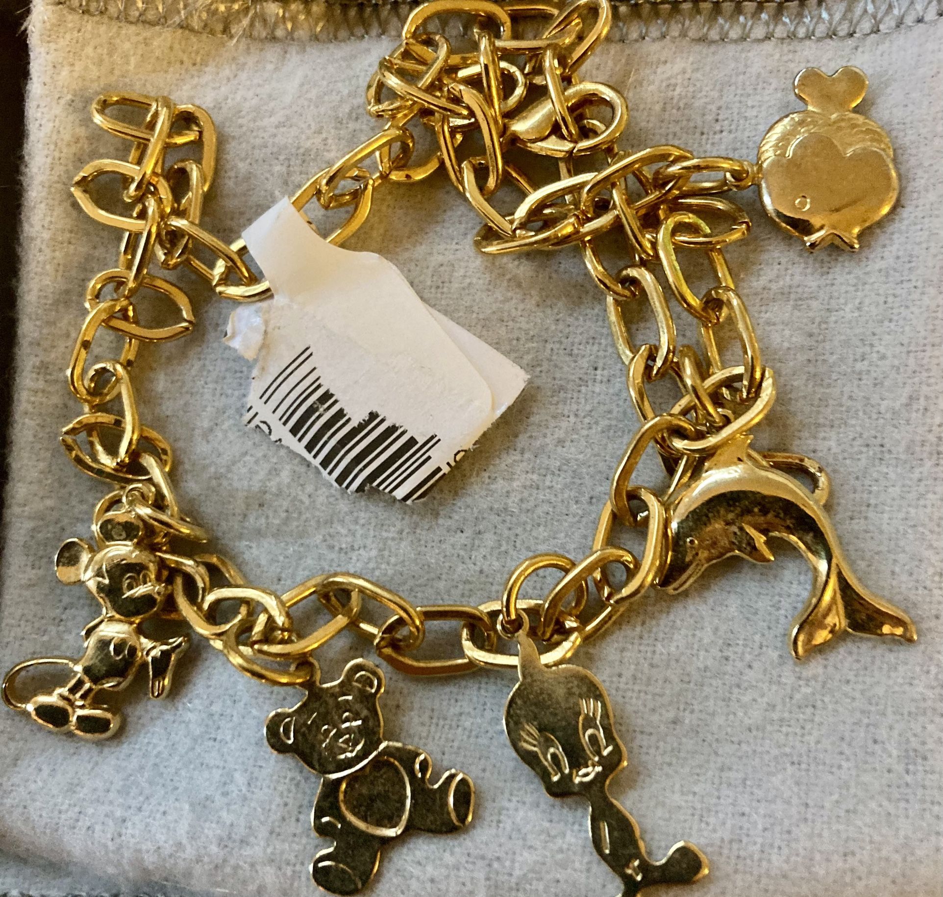 Gold-Tone  Charm Bracelet 