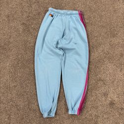 blue aviator nation sweatpants womens size S