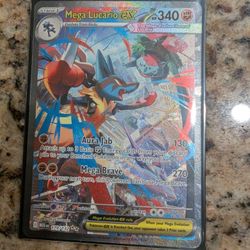 Mega Lucario EX 179/132 Pokemon Card