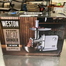New! WESTON Meat Grinder (Electric)