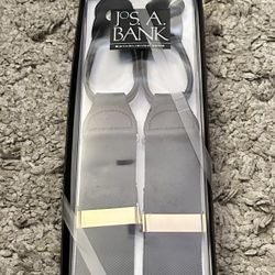 JoS. A. Bank Suspenders Men’s One Size Black Adjustable Strap Formal Wear NIB