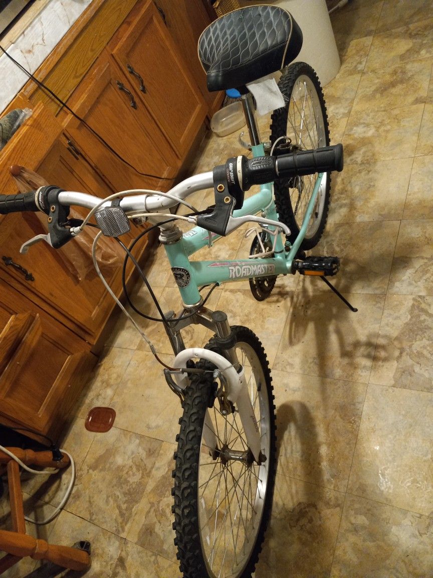 MOUNTAIN BIKE 24INCH ROADMASTER NEW TIRES AND TUBES SHMONO 12SPEED