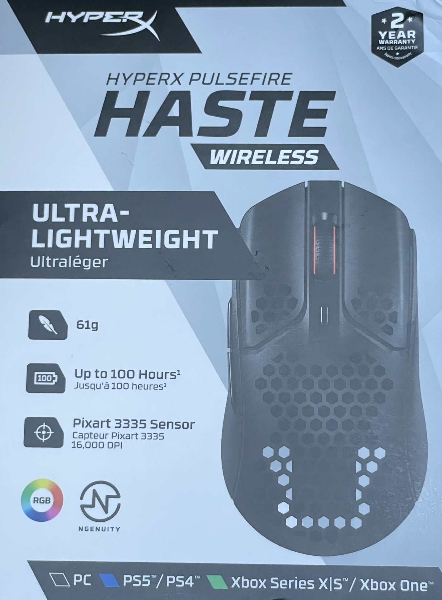 HyperX Pulsefire Haste Wireless Gaming Mouse