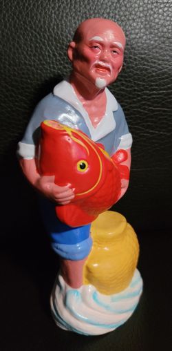 Chinese Fisher Man Decor 