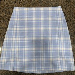 Brandy Melvile Plaid Skirt