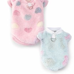 🐾 Cozy Heart Pet Sweaters – Pink & Blue | XS–XL | $14.99
