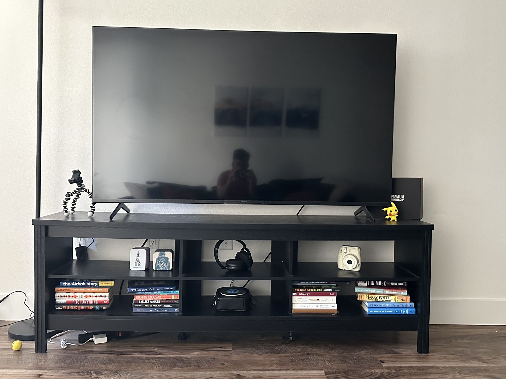 TV Stand for TVs up to 75 Inch, Entertainment Center with Storage