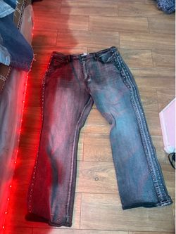 Studded stack jeans