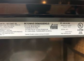 LG Microwave
