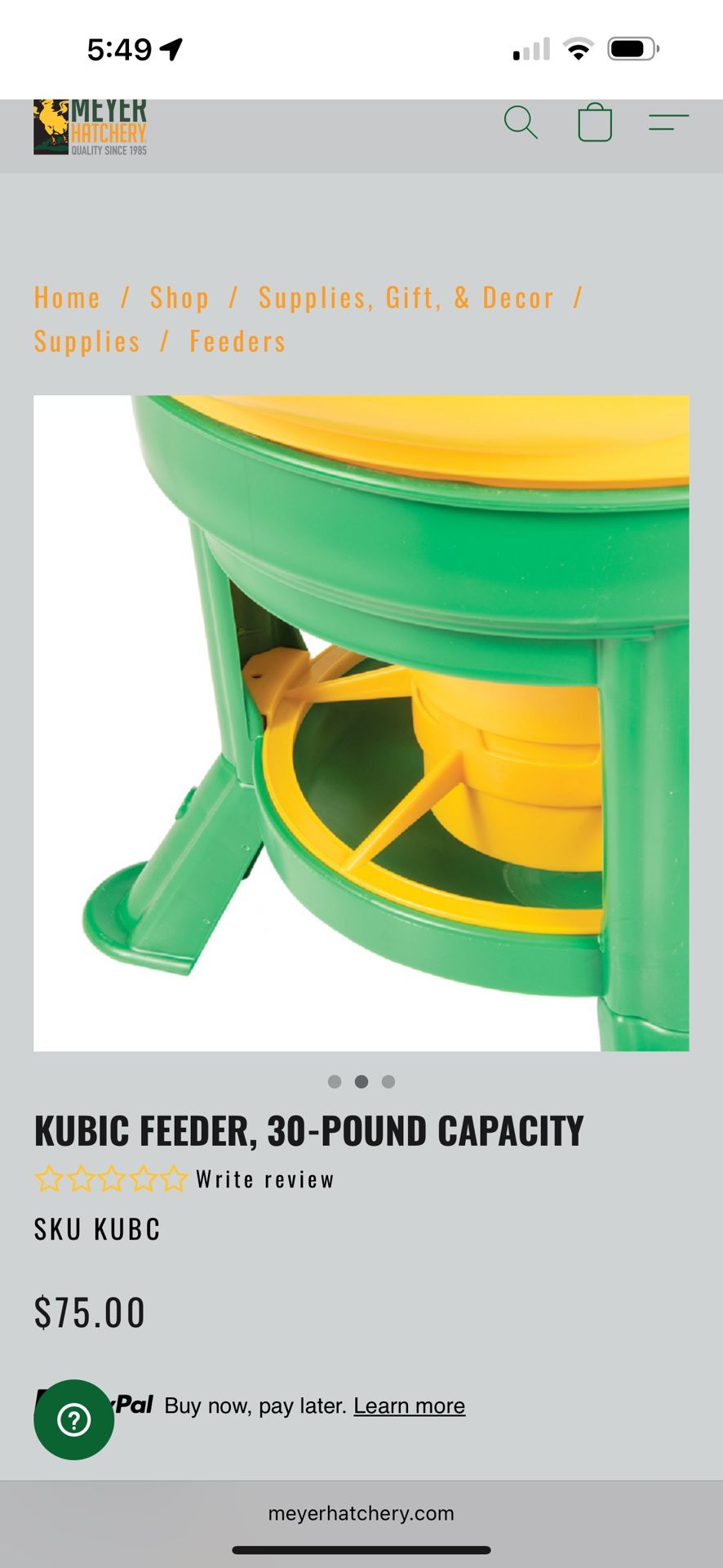 Chicken Feeders