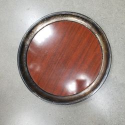 Mid Century Modern Tray, 14 Inch Diameter 