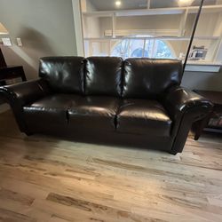 Leather Couch - $20 