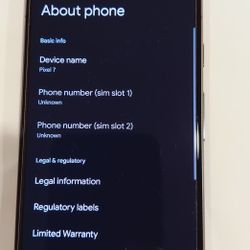  Pixel 7  Like New