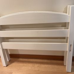(FREE) White Twin IKEA Frame 